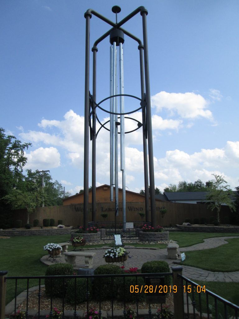 Largest Wind Chime Casey IL